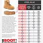 Thorogood Boot Sizing Chart