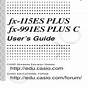 Casio Fx115es Plus Manual