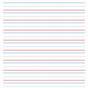 Lined Writing Paper For Kids Printable Pdf