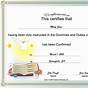 Printable Confirmation Certificate Template