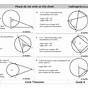 Equation Of A Circle Gcse Worksheet
