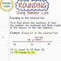 Rounding Using A Number Line Worksheet