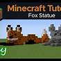 Fox Statue Minecraft