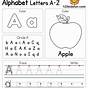 Kindergarten Practice Letters Worksheet