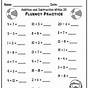 First Grade Worksheet Math