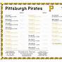 Pittsburgh Pirates Schedule Printable