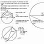 Geometry Circles Worksheet Answers