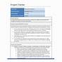 Project Charter Examples Pdf