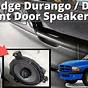 2002 Dodge Dakota Speaker Size