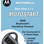Motorola H700 Manual