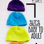 Easy Kids Fleece Hat Printable Pattern