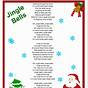 Lyrics Jingle Bells Printable