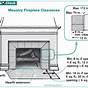 Fireplace Mantel Clearance Chart