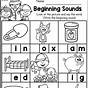 Free Printable Kindergarten Language Arts Worksheets