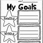 First Grade Goal Setting Worksheet