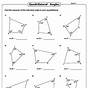 Quadrilateral Angle Worksheet
