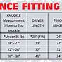 Youth Golf Clubs Sizing Chart