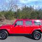 Red Jeep Wrangler Unlimited Rubicon
