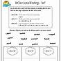 Ed Endings Worksheet First Grade