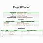 Excel Project Charter Template