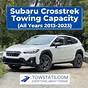 2015 Subaru Crosstrek Towing Capacity