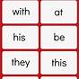 Flash Cards For 1st Graders