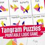 Printable Tangram Puzzles For Kids