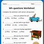 First Grade Wh Worksheet