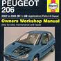 Peugeot 206 Cc Handbook