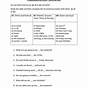 Esol Level 1 Worksheet