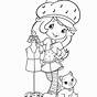 Strawberry Shortcake Printable Coloring Pages
