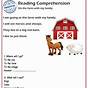 Esl Reading Comprehension Beginner Worksheet