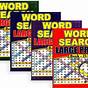 Word Search Booklet Printable