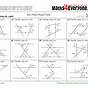 Angles Parallel Lines Worksheet
