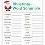 Free Printable Christmas Words