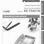 Panasonic Kxtsc11w User Manual