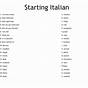 Italian Worksheets With Answers