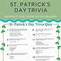 St Patrick's Day Trivia Questions And Answers Printable