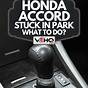 Honda Accord Gear Shift Stuck