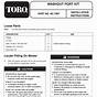 Toro 855 Nozzle Chart