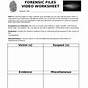 Forensic Files Worksheets Answer Key