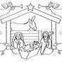 Printable Christmas Nativity Scene