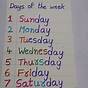 How Do You Spell The Days Of The Week