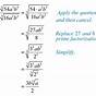 Dividing Algebraic Radicals Calculator