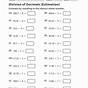 Division Of Decimals Grade 5
