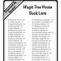 Magic Tree House Book List Printable