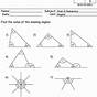 Find Missing Angles Worksheets