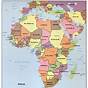 Political Map Of Africa Printable
