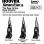 Hoover Steamvac Silver Manual