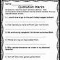 Dialogue Punctuation Worksheet 4th Grade